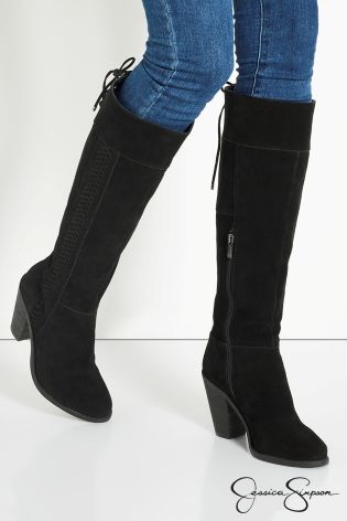 Jessica Simpson Leather Heeled Boots